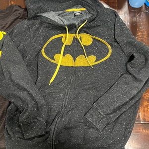 large men’s Batman hoodie sweatshirt